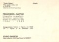 [Invitación exposición Francisco J. Smythe Studio Sanson]
